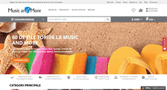 Desktop Screenshot of musicandmore.ro